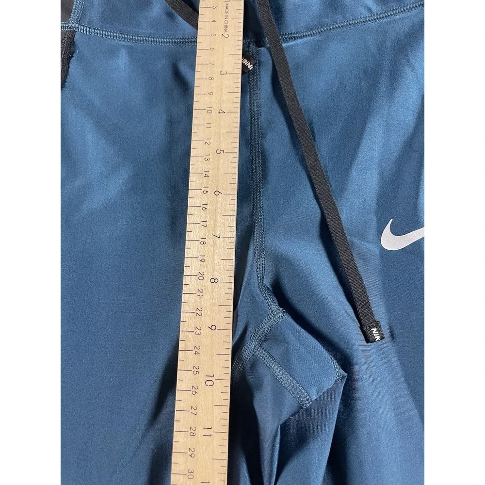 Nike Leggings Women's Dri-Fit Stretch Multicolor Ankle Athleisure Peach Sz S
